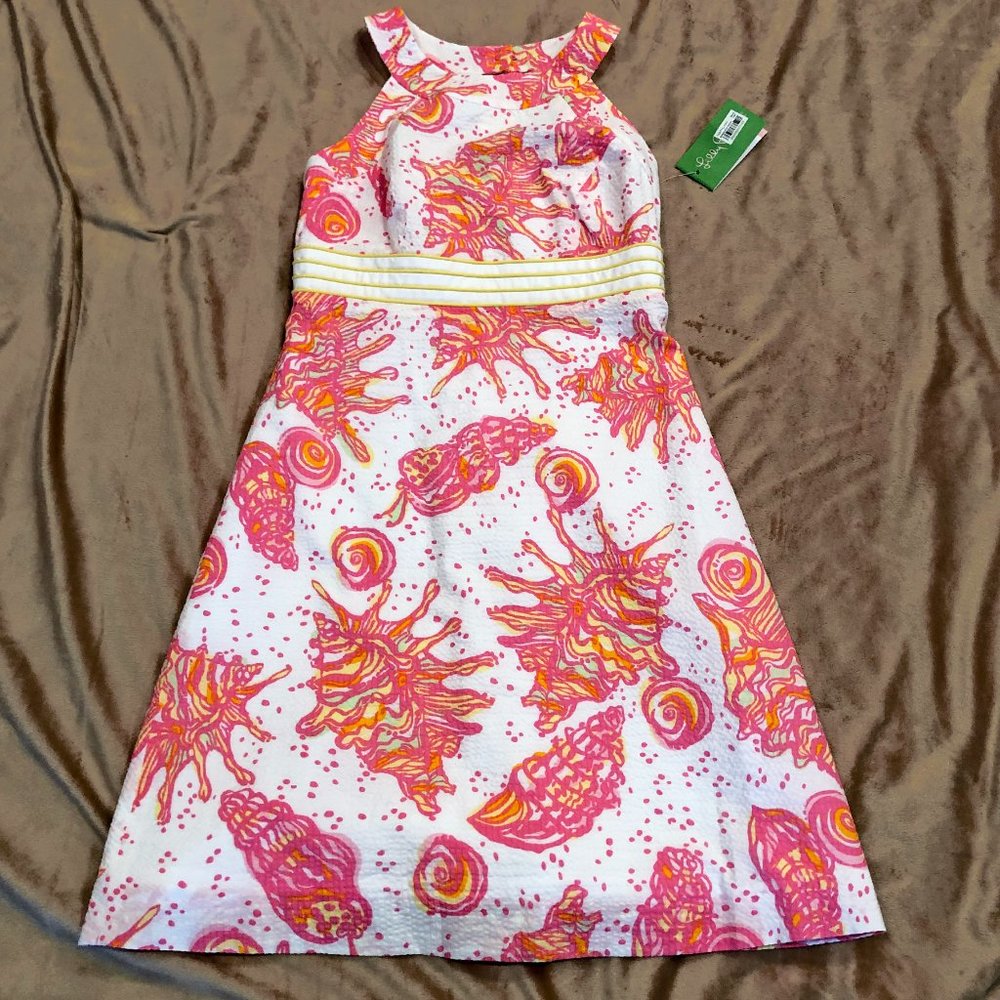 Lilly Pulitzer Resort White Conched Out Tinsley Dress